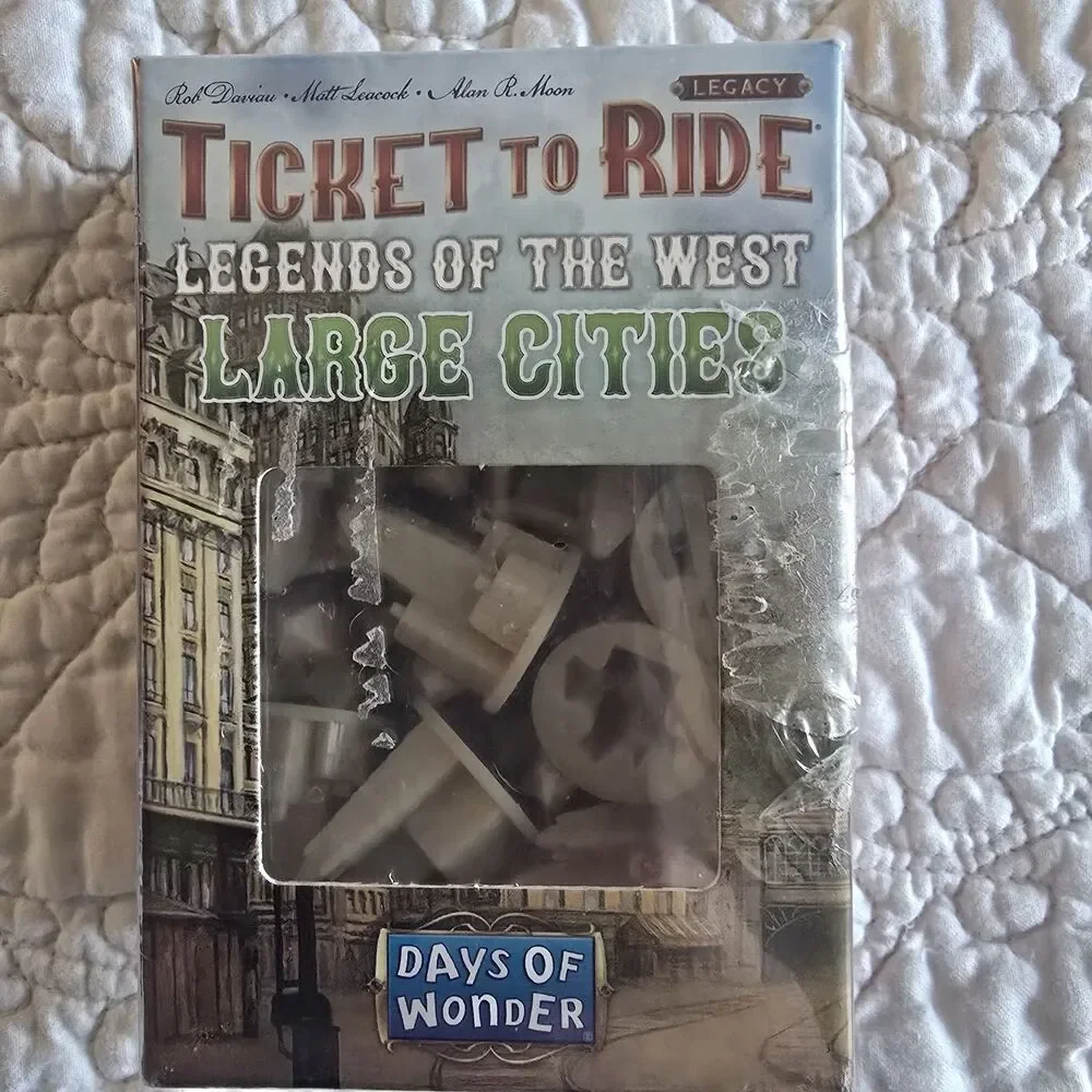 Ticket to Ride Legacy Legends of the West Large Cities Promo NEW